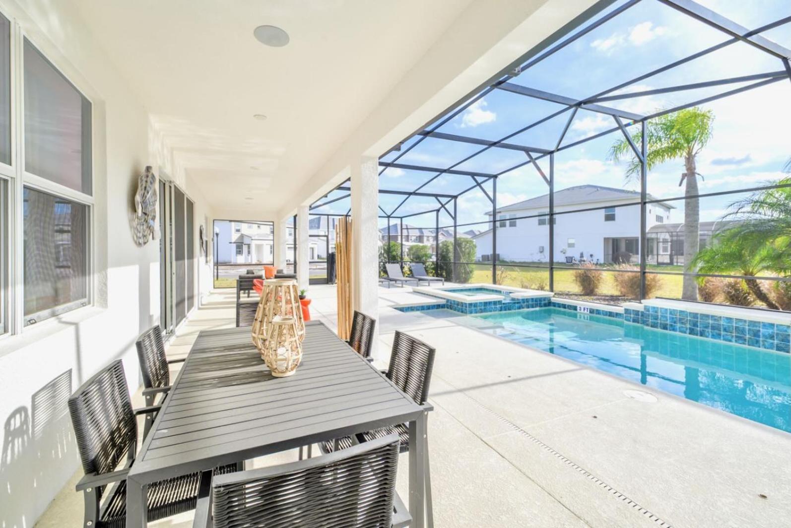 15Br Mansion Home With Pool & Hot Tub-Near Disney Kissimmee Exterior photo